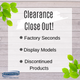 CLEARANCE CLOSE OUT